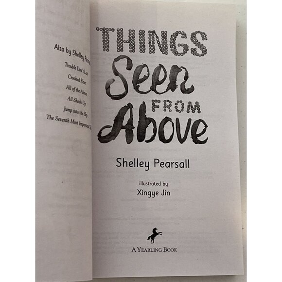 Things Seen From Above Book Shelley Pearsall Kids Fiction - Picture 4 of 5